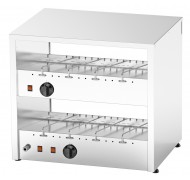 Heating display-cases for burgers